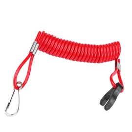 YAPKOLV Engine Stop Switch Rope, Emergency Stop Switch Quickstop for Outboard Moto, Outboard Motor Flame Puncture, Safety Stop Switch, Safety Rope, Compatible with All Series Motoboot