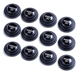 WANGAN357 Door Cushion, Door Cushioning Seal, Car Protective Seal, Soundproofing, Door Noise Insulation, Front, Rear and Left, 12 Pieces, Reduces Vibration When Opening and Closing Doors, Improve