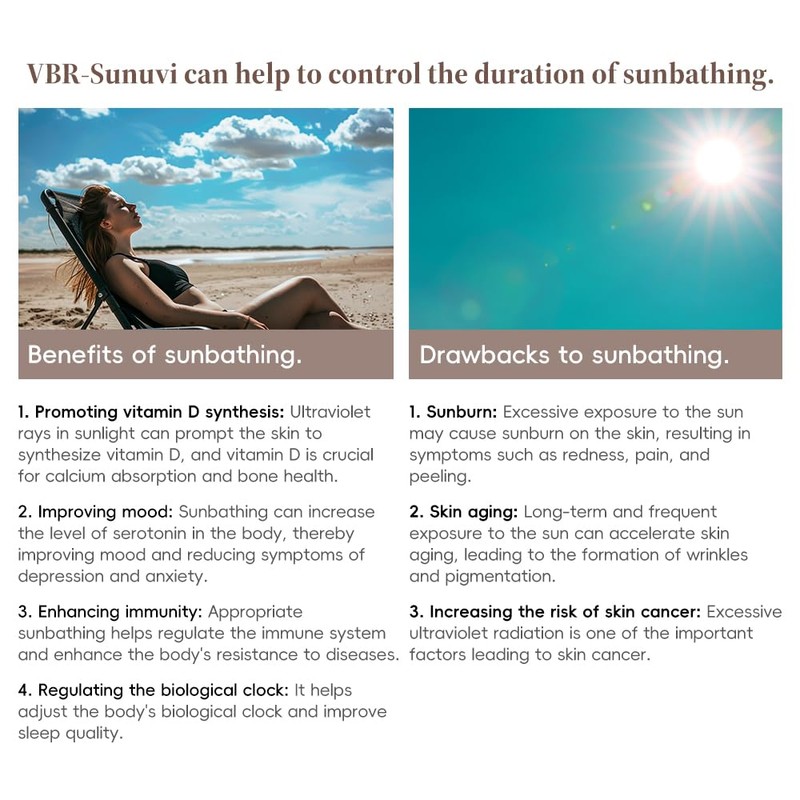 VBR Sun UVI Meter with UV Hurt Alarm,Sunburn Protect with