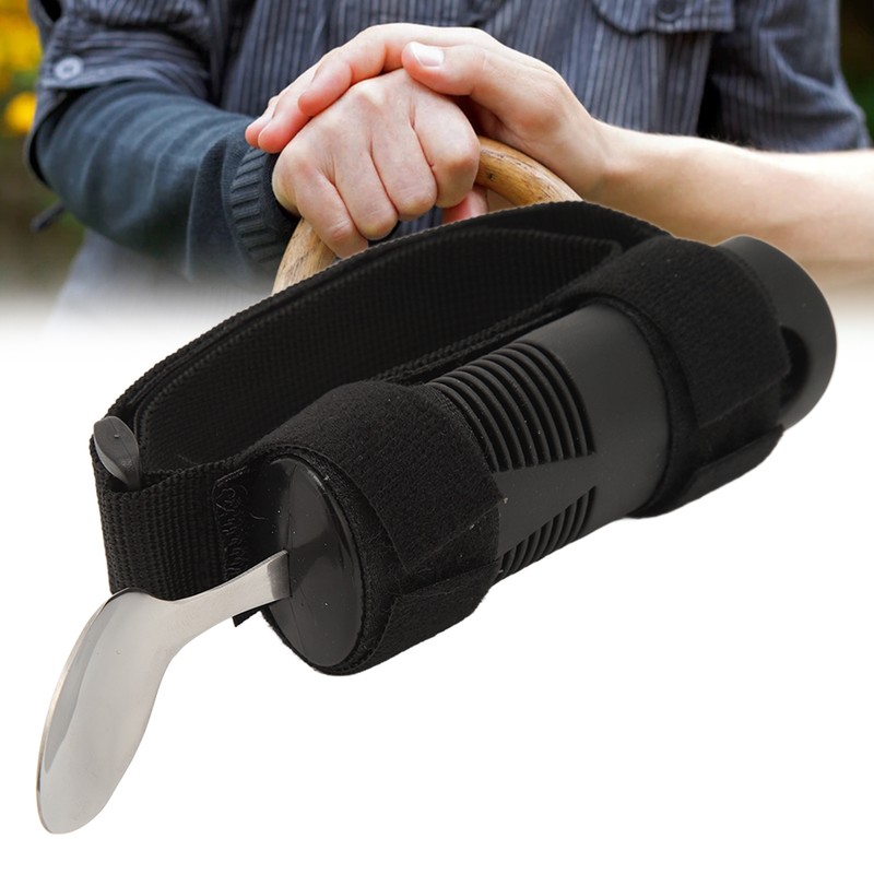 Adaptive Eating Utensils Slip Resistant Handle Parkinson Eating Spoon for