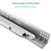 6 Pair 24 Inch Undermount Soft Close Drawer Slides,Bottom Mount