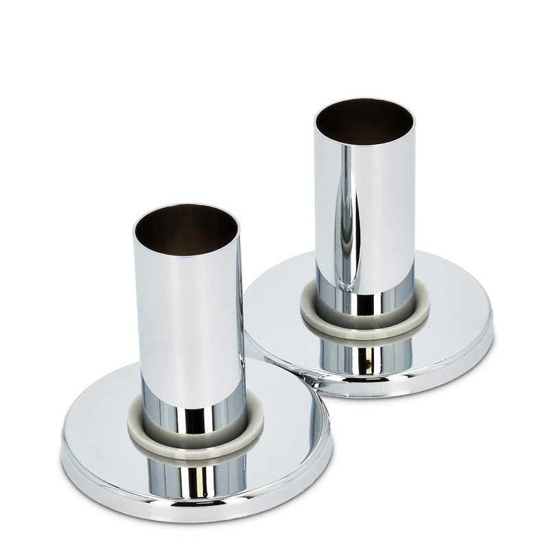 Heating Pipe Cover Set, Diameter 20 mm, Chrome, Made of