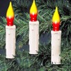 12 Pack C18 Red and Yellow Christmas Flame Candle Lights