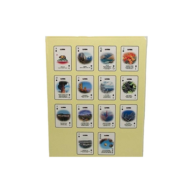 California Souvenir Playing Cards