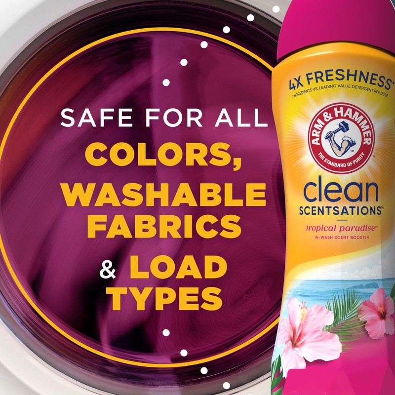 ARM & HAMMER Clean Scentsations In-Wash Scent Booster, Laundry Scent