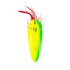 Dardevle - Anzuelo de Pesca Weedless - Chartreuse/Green Stripe -