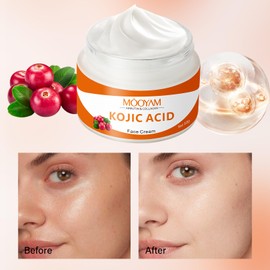​Kojic Acid Face Cream for women, Moisturizer Face Body Cream, Hydrating Cream for Face Neck Smoother Face Cream for All Skin Types 50g