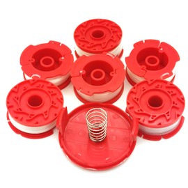 CMZST0653 CMZST065 Weed Eater String Trimmer Line 0.065" 30Ft for Craftsman CMCST900,CMESTA900,CMESTE920,CMZST98020,CMCST915,CMEST913 Weed Wacker String Trimmers (6 Spools,1 Spring,1 Cap CMZST120SC)