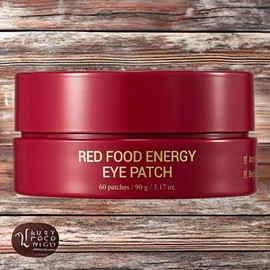 YADA Eye Care Eye Patch Red Food Energy Eye Patches 4 Pieces 90g 60 Pieces / 야다 아이케어 눈 패치 레드 푸드 에너지 아이 패치 4개 90g 60개입