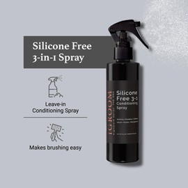 iGroom Silicone Free 3-1 Dog Conditioning/Detangling Spray, Luxury Pet Beauty Care, Hydrating, Paraben and Phthalates Free, Made in USA, 8 oz