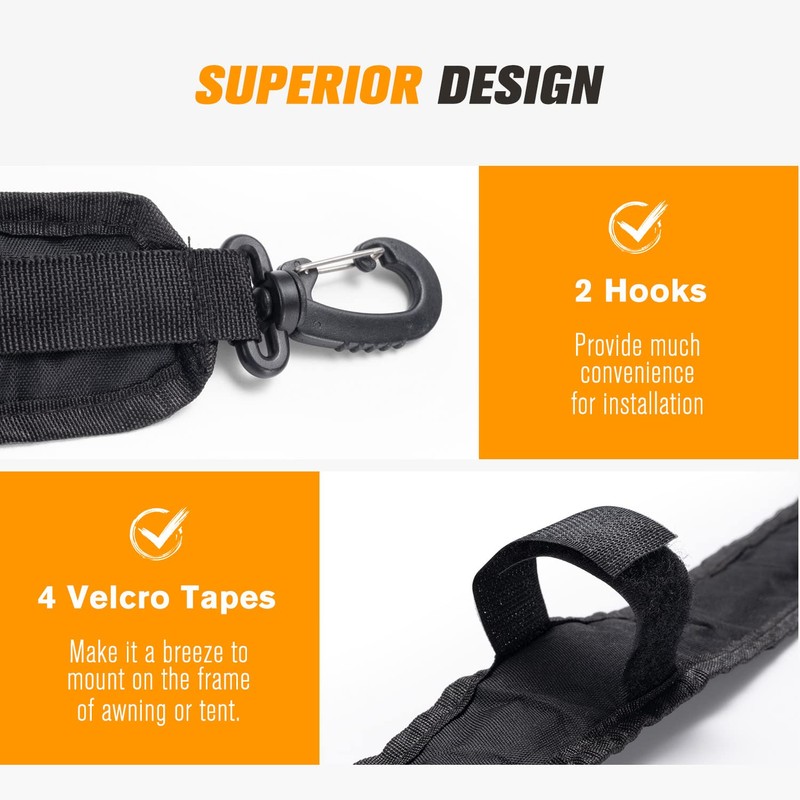 LED Awning Light Strip 12V LED Flexible Strip with Amber