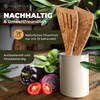 HAUSWALD® Olive Wood Spatula - Set of 2 [Extra Wide