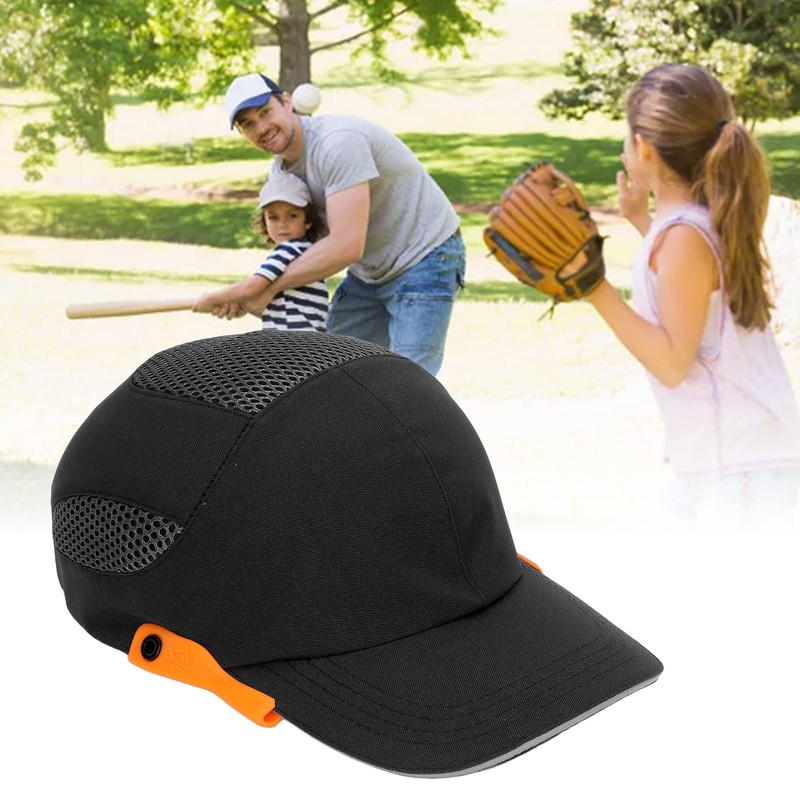 Bump Cap Adjustable Safety Bump Cap Insert Peaked Protective Baseball