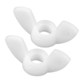 Yudesun 10-40pcs Hardware Fixings Nylon Wing Nuts Screws Bolt Cap Hand Tightening Plastic Butterfly Nuts M3-M12
