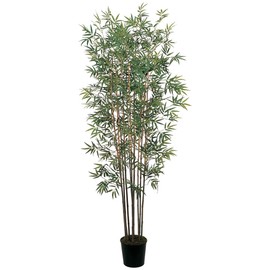 Nearly Natural 5022 Bamboo Silk Tree, 6-Feet, Green