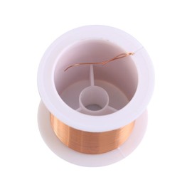 Magnetic Wire, 0.4mm x 15m Enameled Copper Wire, Enameled Copper Wire for Jewellery Making Crafters Transformer Enameled Inductor Coil