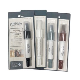 IdeaWorks All-in-One Furniture Repair Marker for Furniture, Floors, Cabinets - Black