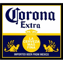 4.5" Mexican Beer vinyl sticker. Cerveza decal for bar. Many more in my store.