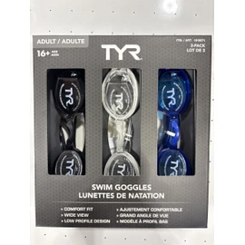 TYR LCWAGCA074ALL Cstc Adult Goggle Se SMK/BLK OS