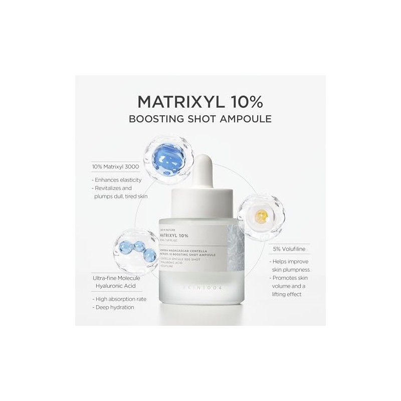 SKIN1004 Madagascar Centella Matrixyl 10 Boosting Shot Ampoule 30ml