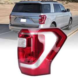 KAPAMZ Tail Light Compatible With 2018 2019 2020 2021 Ford Expedition XL XLT Rear Lamp Assembly Halogen Type Brake Lamp With Blubs, Rear Tail Light, Right Passenger Side