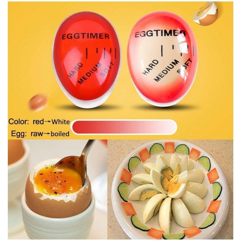 Egg Timers for Boiling Eggs, Colour Changing Egg Timers for