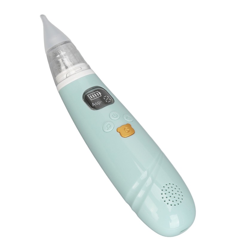 Electronic Infant Nose Aspirator Adjustable Suction Level Music Light Soothe
