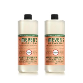 MRS. MEYER'S CLEAN DAY Multi-Surface Cleaner Concentrate, Use to Clean Floors, Tile, Counters, Geranium, 32 fl. oz - Pack of 2