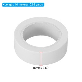 PATIKIL Holographic Washi Tape 0.59 Inch x 10.93 Yards, 2 Roll Self Adhesive Masking Sticker for DIY Art Craft Wrapping Decoration, White