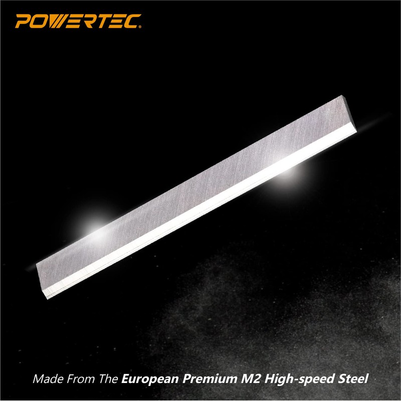 POWERTEC 6-1/8 Inch Jointer Blades for Craftsman 21705 Jointer, Replacement