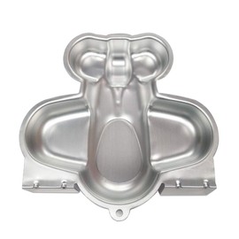 HEMOTON 1Pc Aeroplane Mould Baking Moulds Creative Cartoon Aircraft Mould Bakeware Aluminium Alloy Aircraft Baking Moulds DIY Baking Tools (Silver)