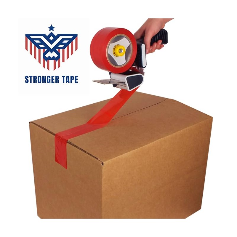 Generic Red Packing Tape 2 Inch x 55 Yards, 2