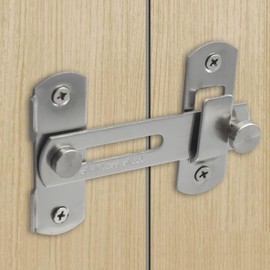 4-Piece Hasp Lock Set (10x7cm) Door Latch 9ea