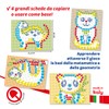 Quercetti Fantacolor Tab, Gioco Chiodini per Bambini con 150 Chiodini