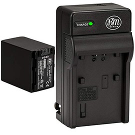 BM NP-FV100 Battery and Charger for Sony FDR-AX53 HDR-CX455 HDR-CX675 CX190 CX200 CX210 CX220 CX230 CX290 CX330 CX380 CX430V CX580V CX760V CX900 PJ340 PJ540 HDR-PJ670/B HDR-PJ810 FDR-AX33 FDR-AX100