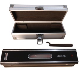 8'' Master Precision Level Metal Box 0.0002"/10" Accuracy Strip Level for Checking Straightness Parallelism Surface of Machine Tools Equipment Check Work of Machinists Toolmaker