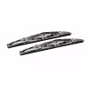 Neutron Motorsports 18" Inch Chrome Double Dual Blade Universal Windshield