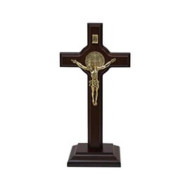 Jorvina Cristo/Cruz San Benito con Base Mediana Dorada