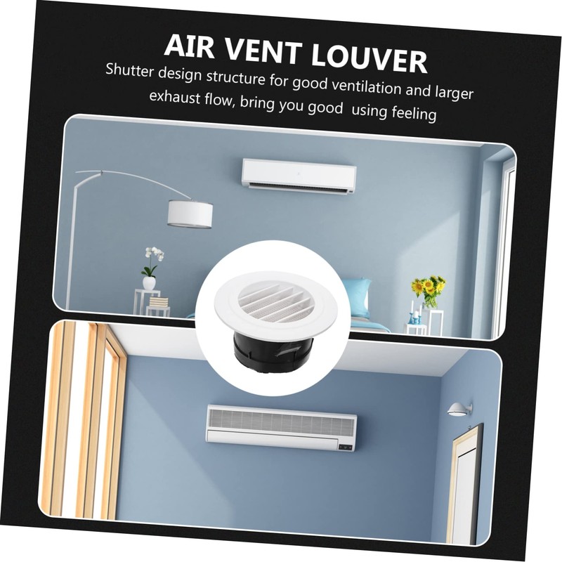 Gadpiparty Round Air Vent Cover Adjustable Soffit Vent for Indoor