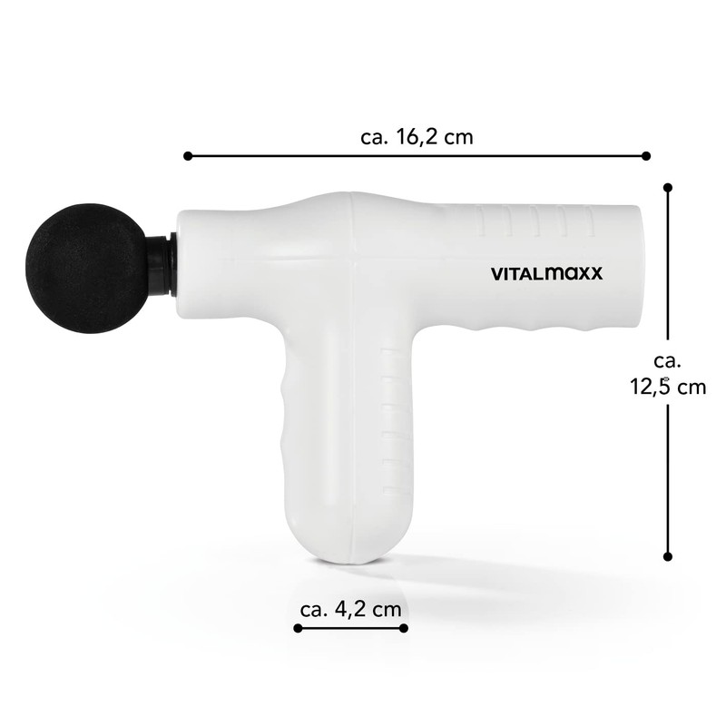 VITALmaxx Mini Massage Gun Smart Grip Massage Gun with 4