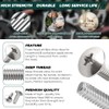 #4-40 x 1/4" Truss Head Machine Screws (200 pcs), 18-8