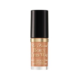 Too Faced Born This Way Super Coverage Multi-Use Concealer | Oil Free, Long Lasting + Hydrating, Travel Size, 0.07 Fl Oz, Warm Sand