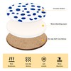 Ocves Coasters 6 Pack Absorbent Ceramic Drink Coasters with Holder,