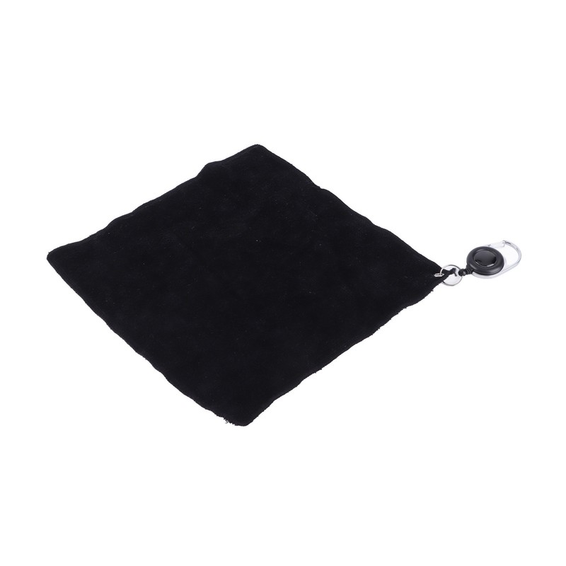 1 Pcs Double‑sided Plush Cotton Golf Club Cleaning Towel Cloth