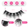 Natural-Looking False Eyelashes, Synthetic Fibres, Long and Large Eyelashes, 10