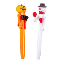 DEETREK Fun Character Confrontation Boxing Pen, Funny Pen for All Ages, Fun Prank Pen Prank Gifts, Ballpoint Pens for Kids, Office Supplies School Supplies, Sand Sculpture Fun Pens for Stress Relief