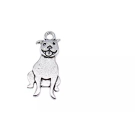 Fashion Jewelry animal DOG Small Charm 925 Sterling Silver 18" Chain Women