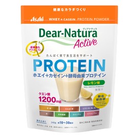 ディアナチュラアクティブ ホエイ+カゼインプロテイン レモン味 240g