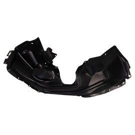 TRQ Front Right Inner Fender Liner Black Passenger Side Compatible with 2019-2022 Jeep Cherokee CH1249201