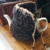 Teapot Cozy, Insulating Wool Cover - Natural Knit Tea Pot